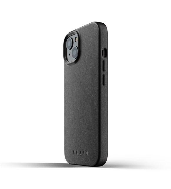 Funda de piel Mujjo iPhone 13 color negro